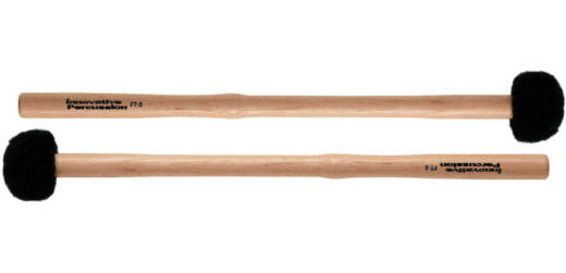 Innovative Percussion - FT-3 Multi-Tom Mallet Pair - Hickory/Soft Fleece