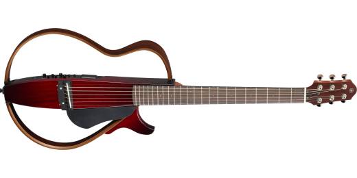 Yamaha - Guitare silencieuse SLG200S  cordes dacier - Crimson Red Burst