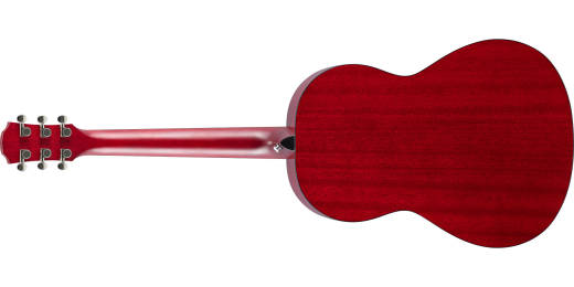 CSF1M Solid Top Acoustic-Electric Parlour Guitar - Crimson Red Burst