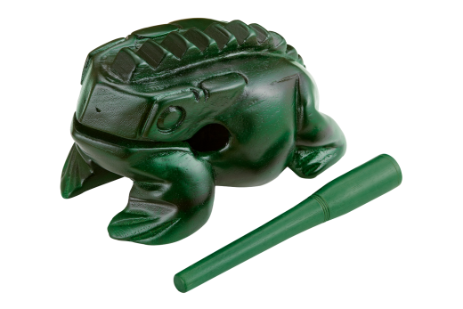 Meinl - Nino Wood Frog Guiro, X-Large - Green
