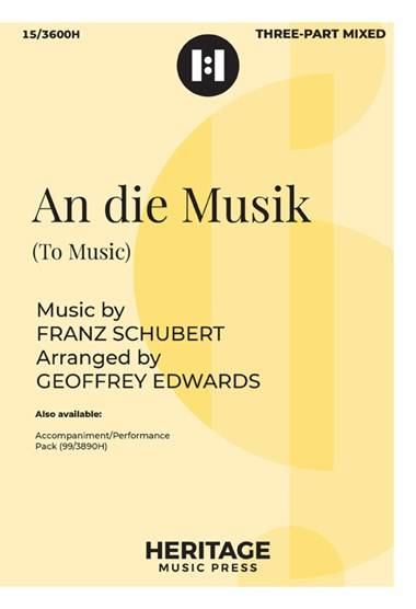 An die Musik (To Music) - Schubert/Edwards - 3pt Mixed
