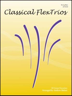 Kendor Music Inc. - Classical FlexTrios - Balent - String Bass - Book