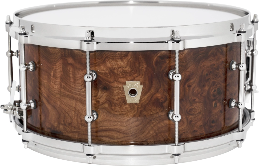 Limited Edition Aged Exotic Carpathian Elm/Maple Snare 6.5x14\'\'