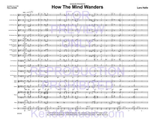 How The Mind Wanders - Halle - Jazz Ensemble - Gr. Medium