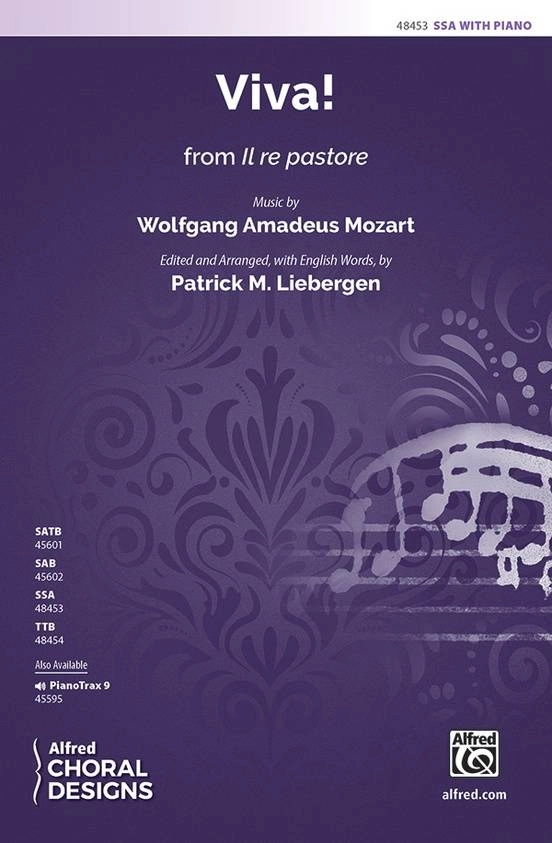 Viva! (from Il re pastore) - Mozart/Liebergen - SSA