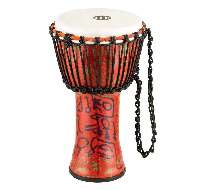 Rope Tuned Djembe w/Synthetic Head - Pharoh Script - 8 inch