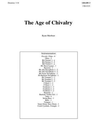 Eighth Note Publications - The Age Of Chivalry - CB - Meeboer - Grade 3