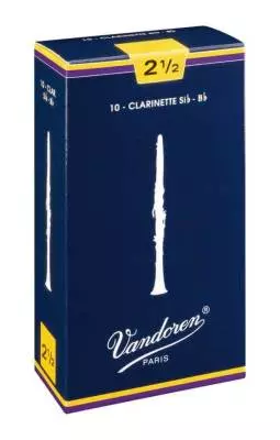 Vandoren - Traditional Bb Clarinet Reeds (10/Box) - 2 1/2