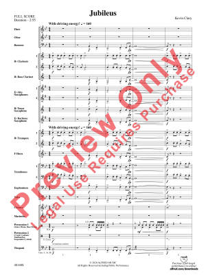 Jubileus - Clary - Concert Band - Gr. 2.5