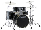 Yamaha - Stage Custom Birch 5-Piece Drum Kit (22,10,12,16,SD) with Hardware - Raven Black