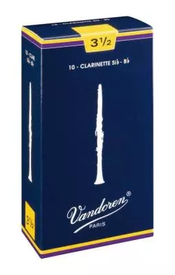 Vandoren - Traditional Bb Clarinet Reeds (10/Box) - 3 1/2