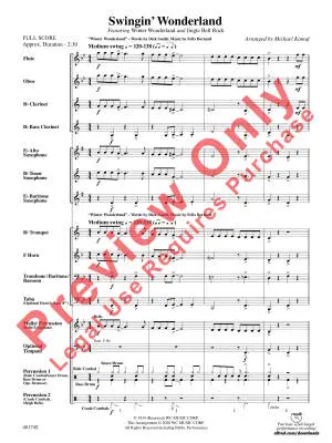 Swingin\' Wonderland - Kamuf - Concert Band - Gr. 1.5