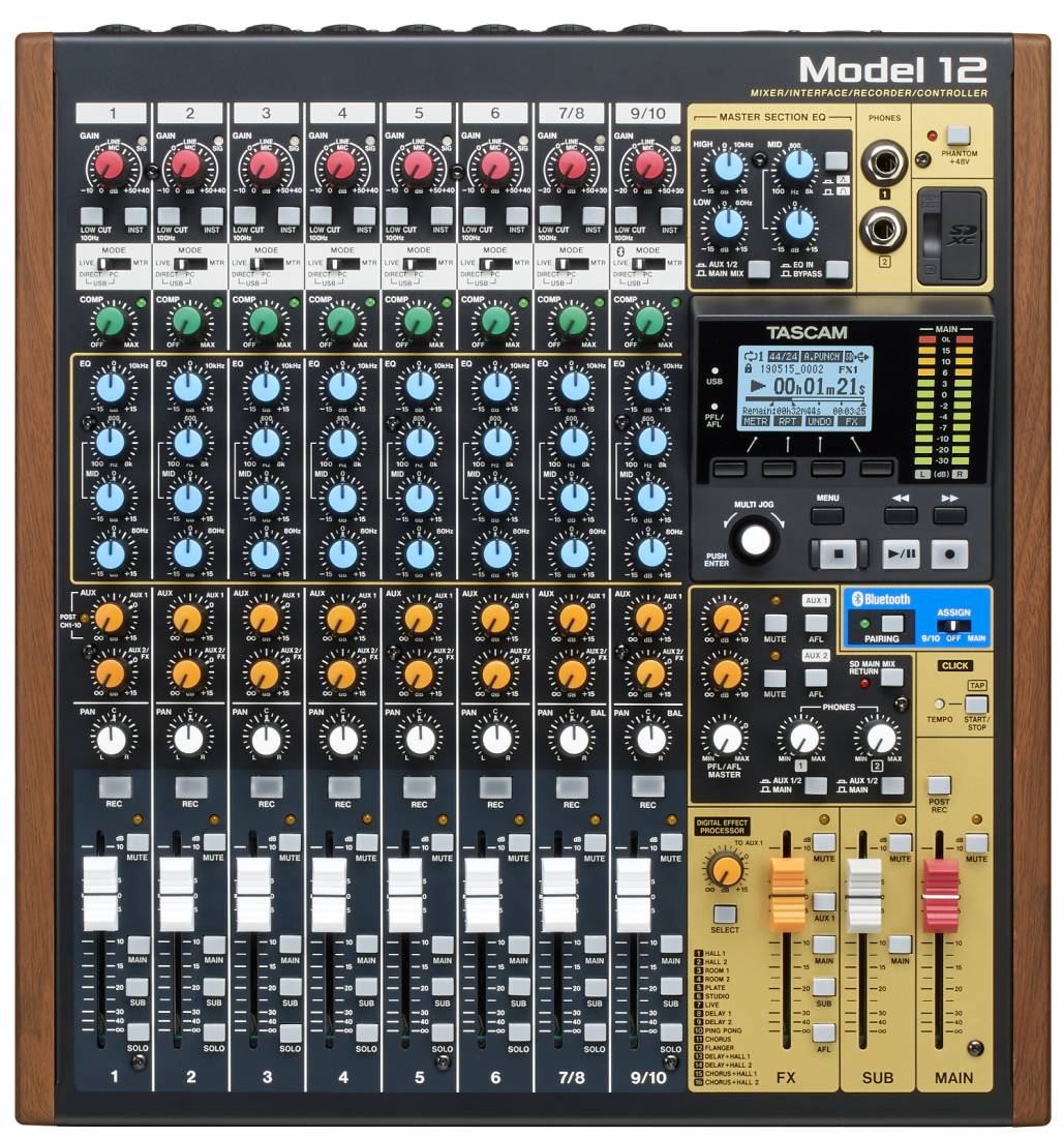 Model 12 Mixer / Interface / Recorder / Controller, 12x10 Channel