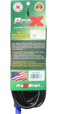 Powercon Blue to Edison 110V Cable - 25\'
