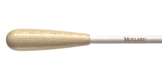 Mollard Batons - P Series Baton, Curly Maple Handle and White Carbon Fiber Shaft - 14