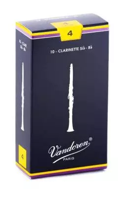 Vandoren - Traditional Bb Clarinet Reeds (10/Box) - 4