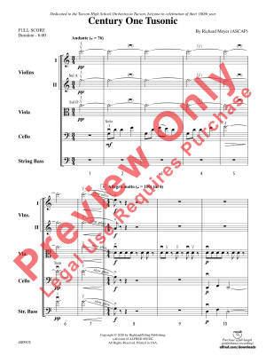 Century One Tusonic - Meyer - String Orchestra - Gr. 4