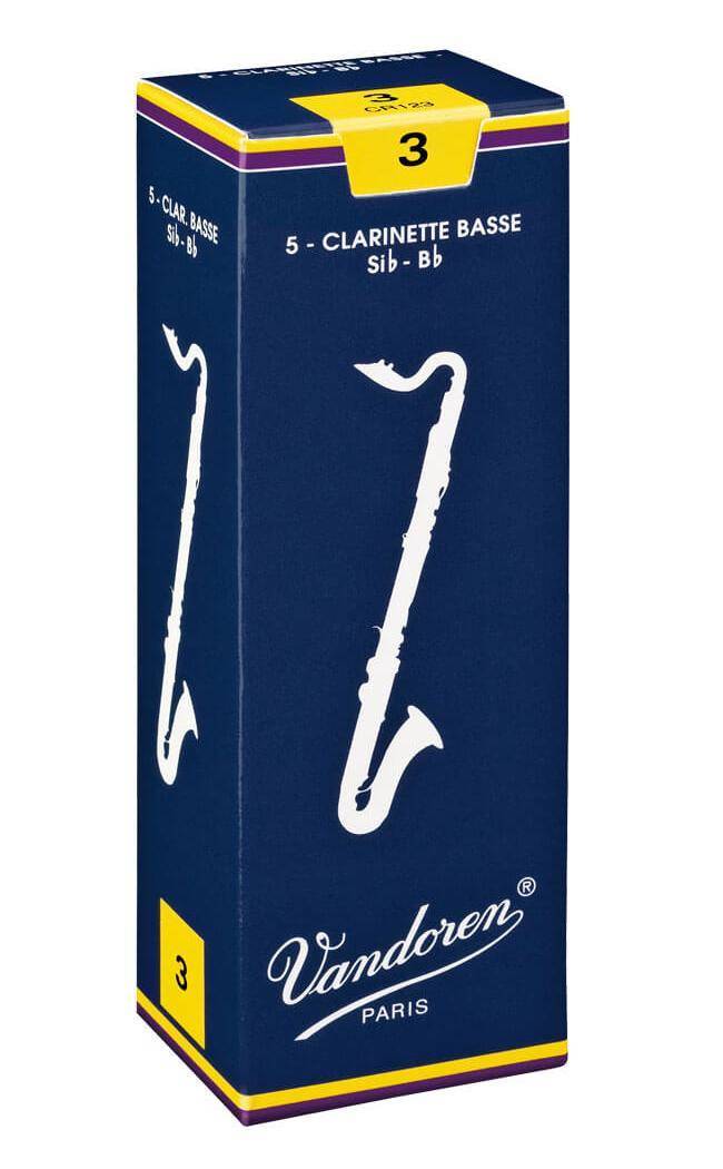 Traditional Bass Clarinet Reeds (5/Box) - 3