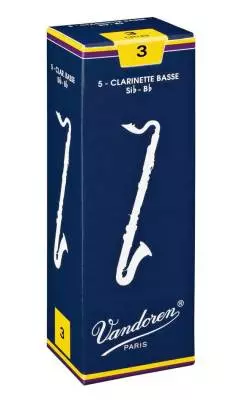 Vandoren - Traditional Bass Clarinet Reeds (5/Box) - 3