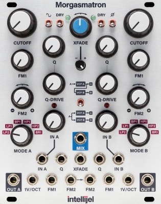 Intellijel - Morgasmatron Analog Dual Multimode Self-Oscillating VCF and Crossfader