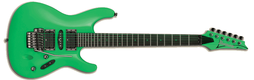 Ibanez 25th Anniversary S-body Fluorescent Green