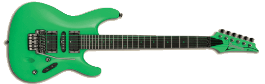 Ibanez 25th Anniversary S-body Fluorescent Green