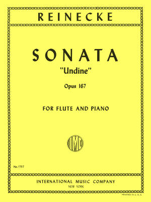 International Music Company - Sonata Undine, Opus 167 - Reinecke - Flute/Piano - Sheet Music