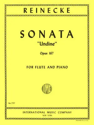 International Music Company - Sonata Undine, Opus 167 - Reinecke - Flute/Piano - Sheet Music