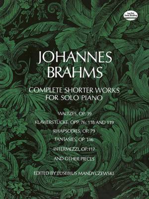 Dover Publications - Complete Shorter Works for Solo Piano - Brahms/Mandyczewski - Piano - Book