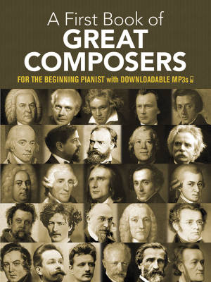 Dover Publications - A First Book of Great Composers: for the Beginning Pianist - Bergerac - Piano - Livre/Audio en ligne