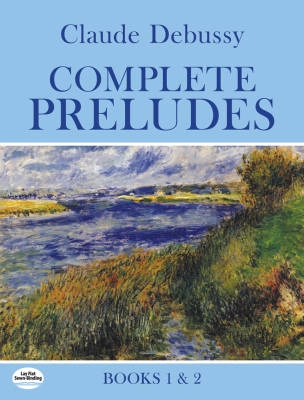 Dover Publications - Complete Preludes, Books 1 and 2 - Debussy - Piano - Book