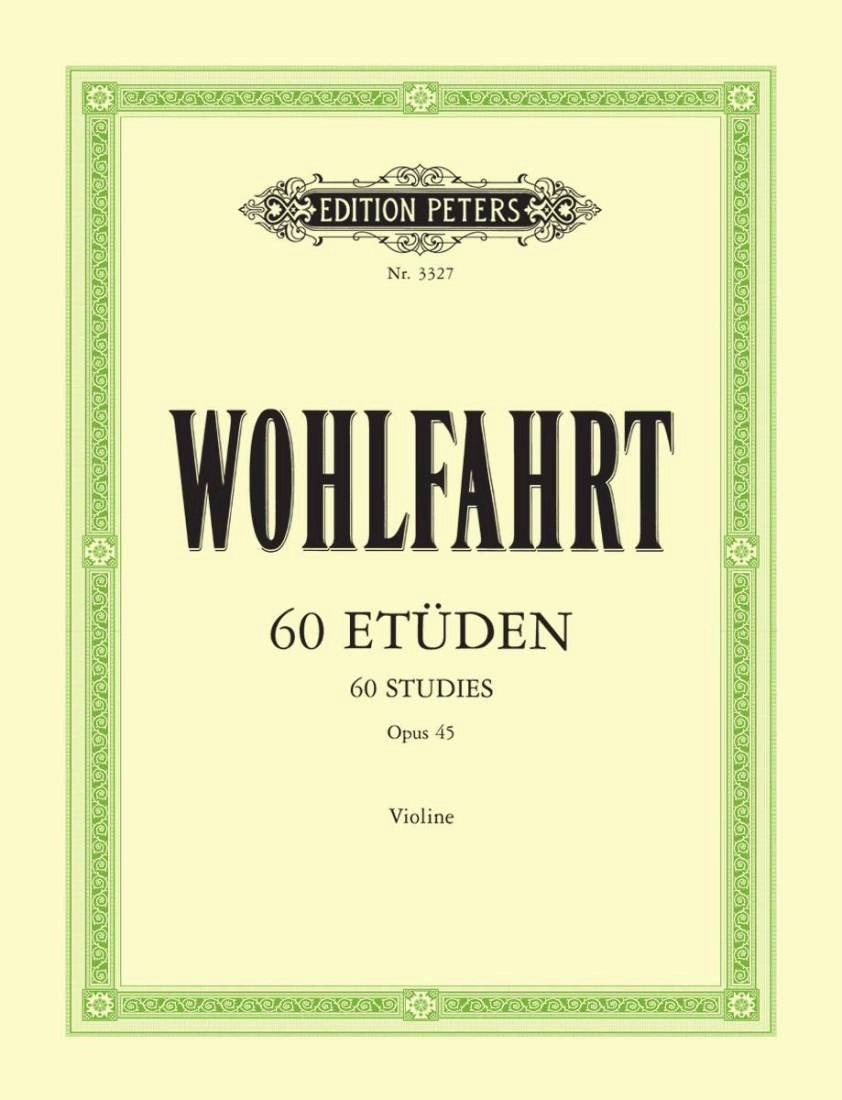 60 Studies Op. 45 - Wohlfahrt/Sitt - Violin - Book