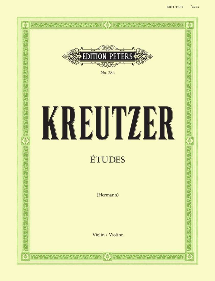 42 Studies or Caprices - Kreutzer - Violin - Book