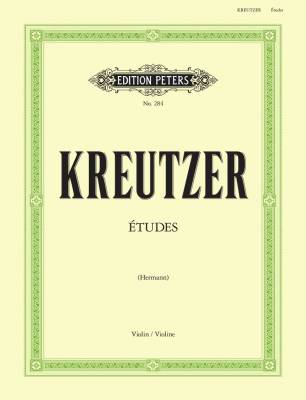 C.F. Peters Corporation - 42 Studies or Caprices - Kreutzer - Violin - Book