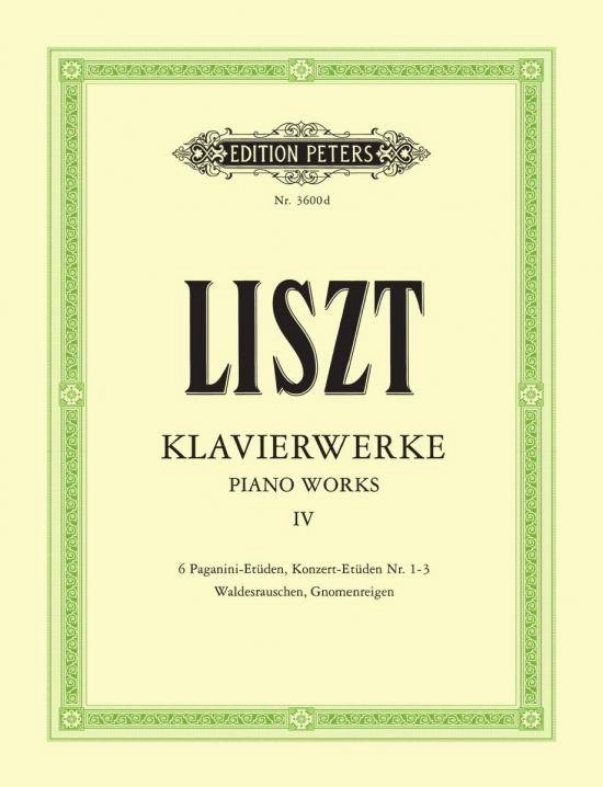 Piano Works, Vol. 4 - Liszt/Sauer - Piano - Book