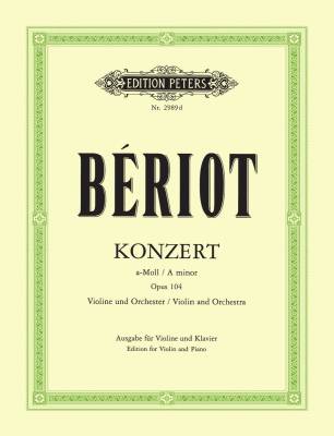 C.F. Peters Corporation - Concerto No. 9 in a minor Op. 104 - Beriot/Hermann - Violin/Piano - Sheet Music