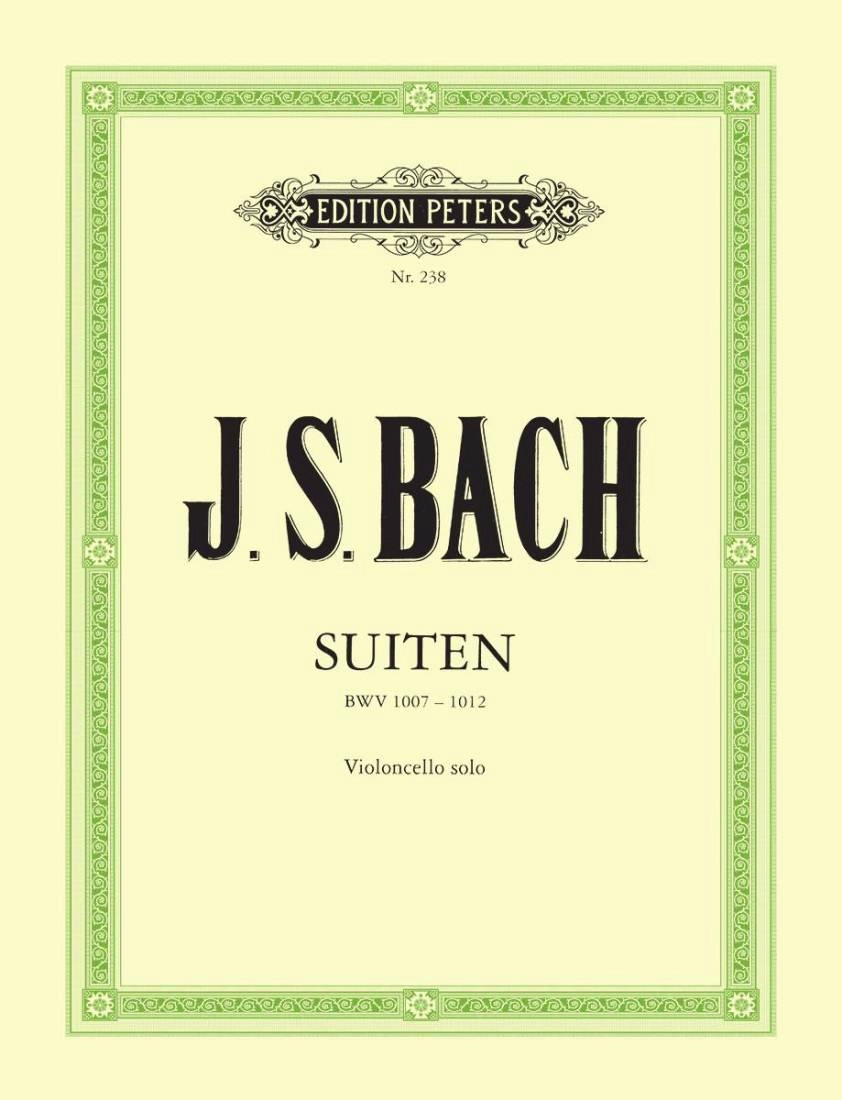 6 Solo Suites BWV 1007-1012 - Bach/Becker - Cello - Book