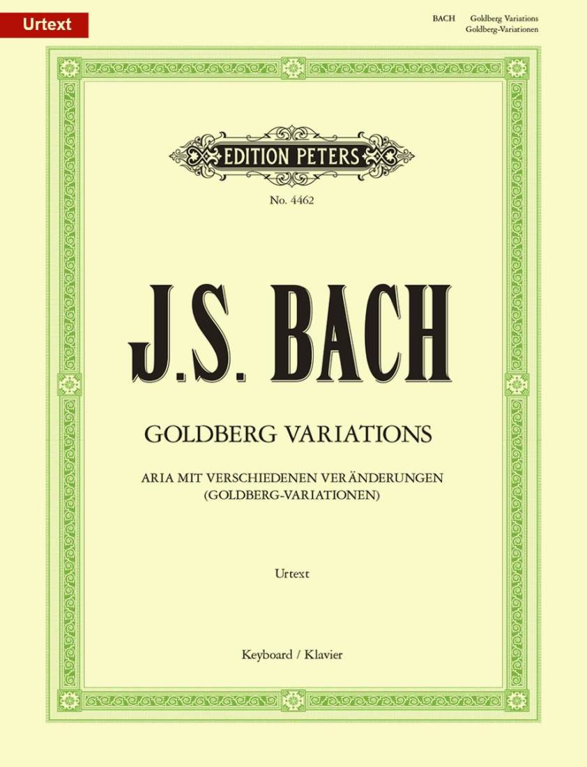 Goldberg Variations  (Aria with 30 Variations, BWV 998) - Bach/Soldan - Piano - Book