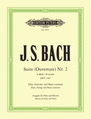 C.F. Peters Corporation - Suite (Overture) No. 2 in B minor BWV 1067 - Bach/Weyrauch/List - Flute/Piano Reduction - Sheet Music