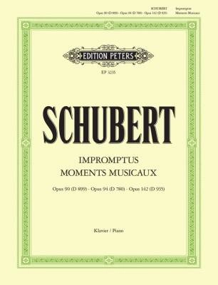 C.F. Peters Corporation - Impromptus & Moments Musicaux - Schubert/Niemann - Piano - Book