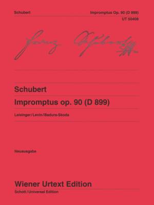 Impromptus Op.90 D 899 - Schubert/Leisinger  - Piano - Book