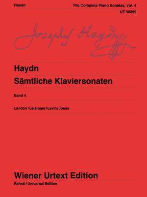 Complete Piano Sonatas Vol.4 - Haydn - Piano - Book