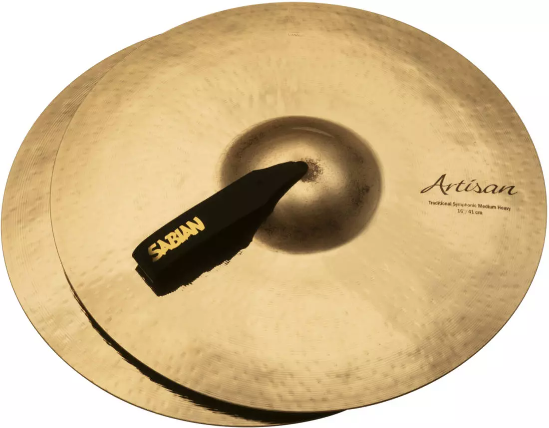Artisan Traditional Symphonic Medium Heavy Cymbals (Pair), Brilliant Finish - 16\'\'
