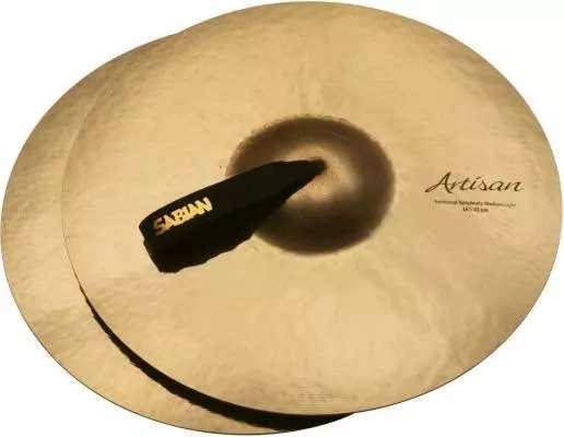 Cymbales symphoniques Artisan Traditional mdium-lgres (paire) - 16 pouces - fini lustr