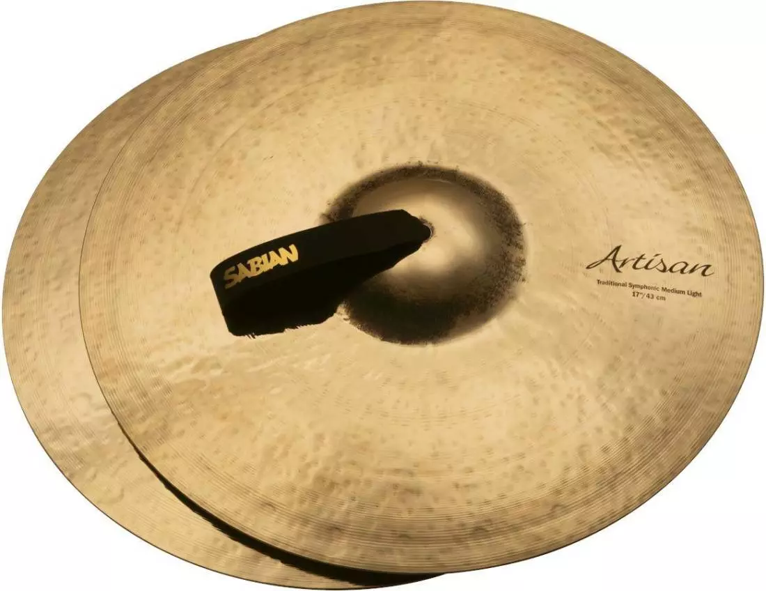Sabian Artisan Traditional Symphonic Medium Light Cymbals (Pair ...