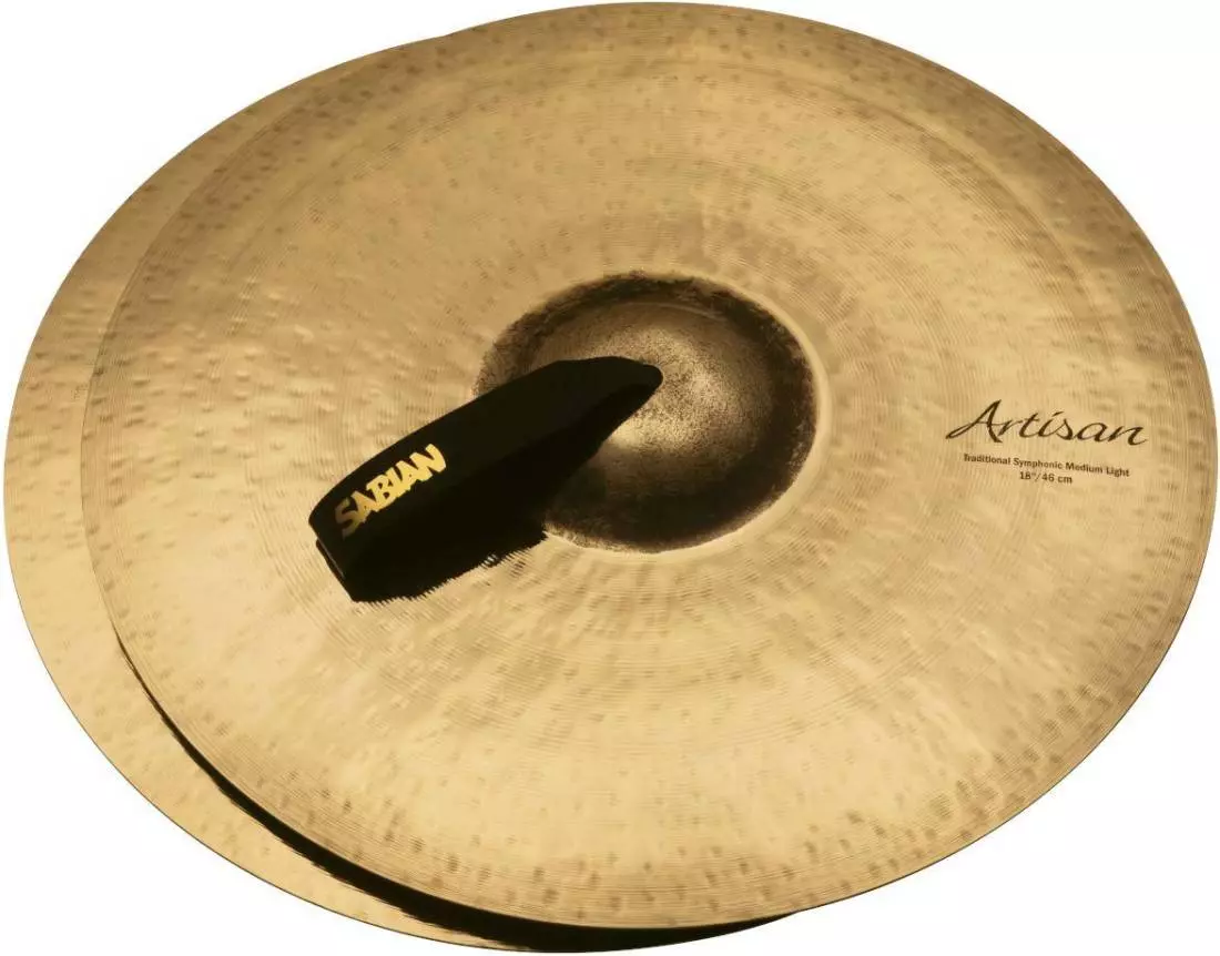 Artisan Traditional Symphonic Medium Light Cymbals (Pair), Brilliant Finish - 18\'\'