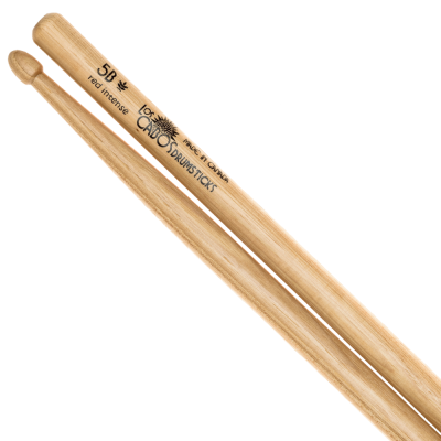 Los Cabos Drumsticks - 5B Intense Sticks - Red Hickory