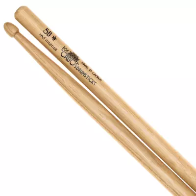 Los Cabos Drumsticks - 5B Intense Sticks - Red Hickory