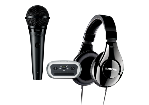 Digital Recording Kit with MVi Digital Audio Interface, PGA58 Vocal Microphone and Headphones