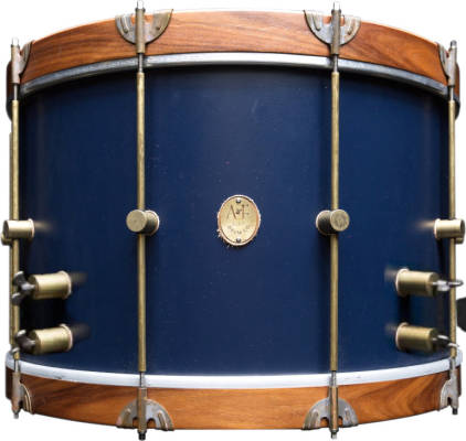 A&F Drum Co. - Club Series Floor Tom with Rosewood Hoops, 14x16 - Chandler Blue
